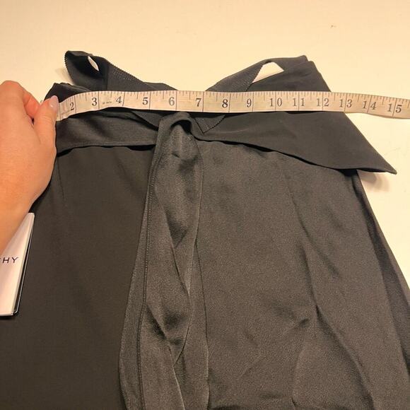 NWT Givenchy Black Asymmetrical Skirt Size 2 MSRP $1770 - Picture 10 of 11